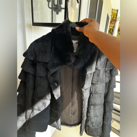 Real Rabbit fur sheared fur jacket - Picture 3 of 5